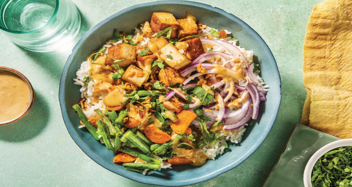 Tofu Poke Bowl with Sesame Dressing Recipe HelloFresh
