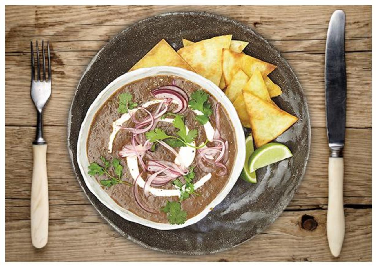 Mexikanische Schwarze Bohnen Suppe Rezept | HelloFresh