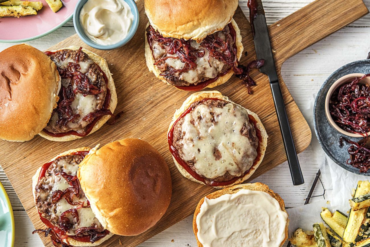 Melty Monterey Jack Burgers-grilling recipes-HelloFresh-burgers