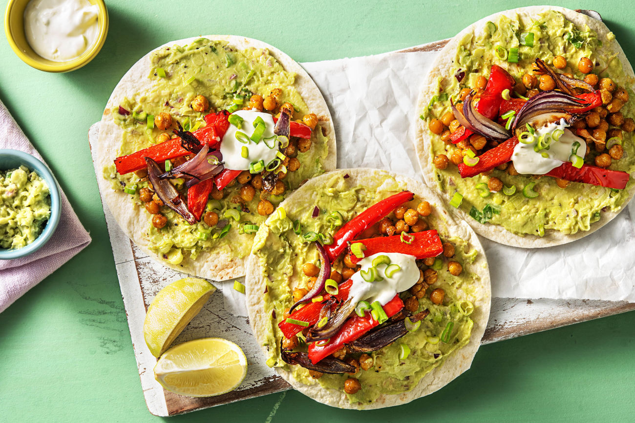 Crispy Chickpea Tacos-how to roast chickpeas-HelloFresh