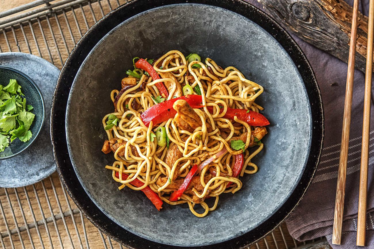 Chicken Stirfry with Noodles Recipe HelloFresh