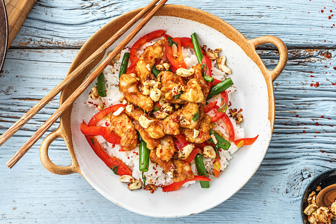 Orange and Cashew Chicken StirFry Recipe HelloFresh