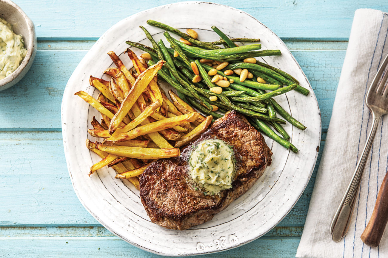Steak Frites with Parsley Butter Recipe HelloFresh