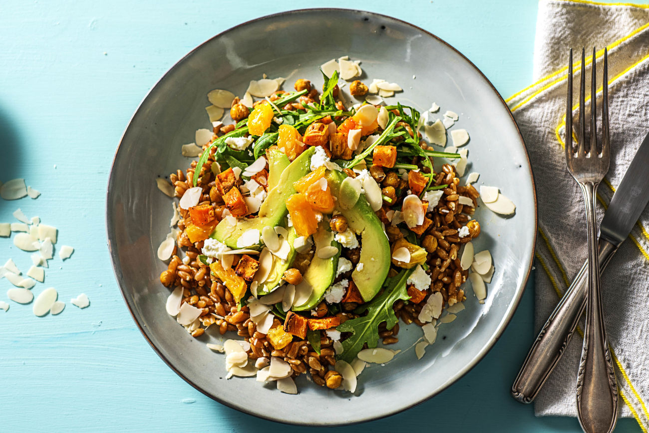 Sweet Potato Sunshine Bowl-how to roast chickpeas-HelloFresh