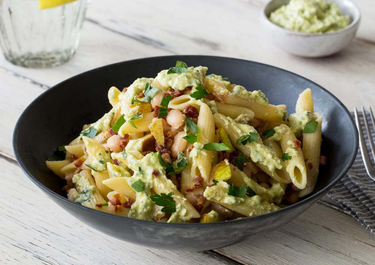 Herzhaft trifft süß: Penne mit Birnen, Rezept | HelloFresh