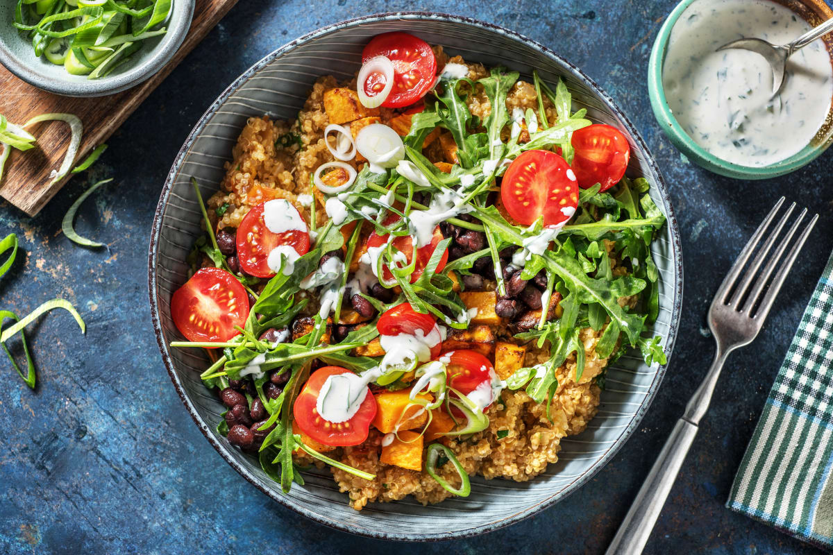 Bowl mit PetersilienQuinoa Rezept HelloFresh