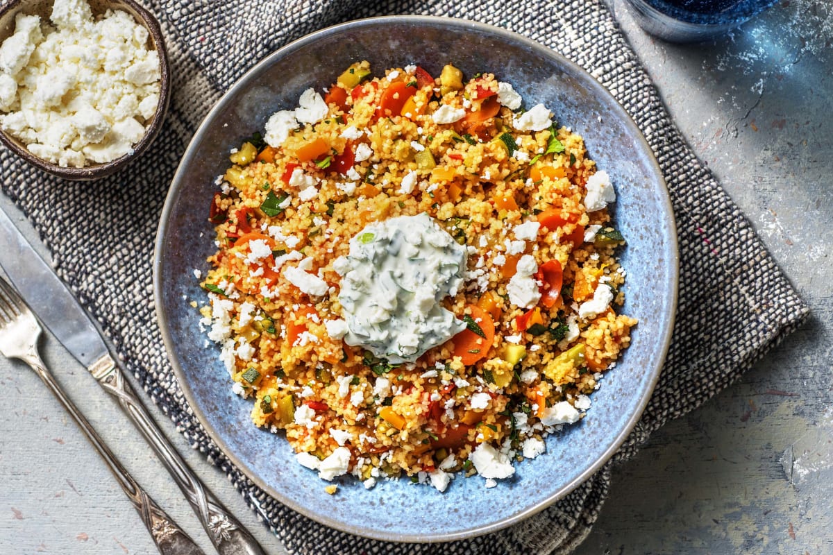 Bunte Couscous-Gemüse-Pfanne Rezept | HelloFresh