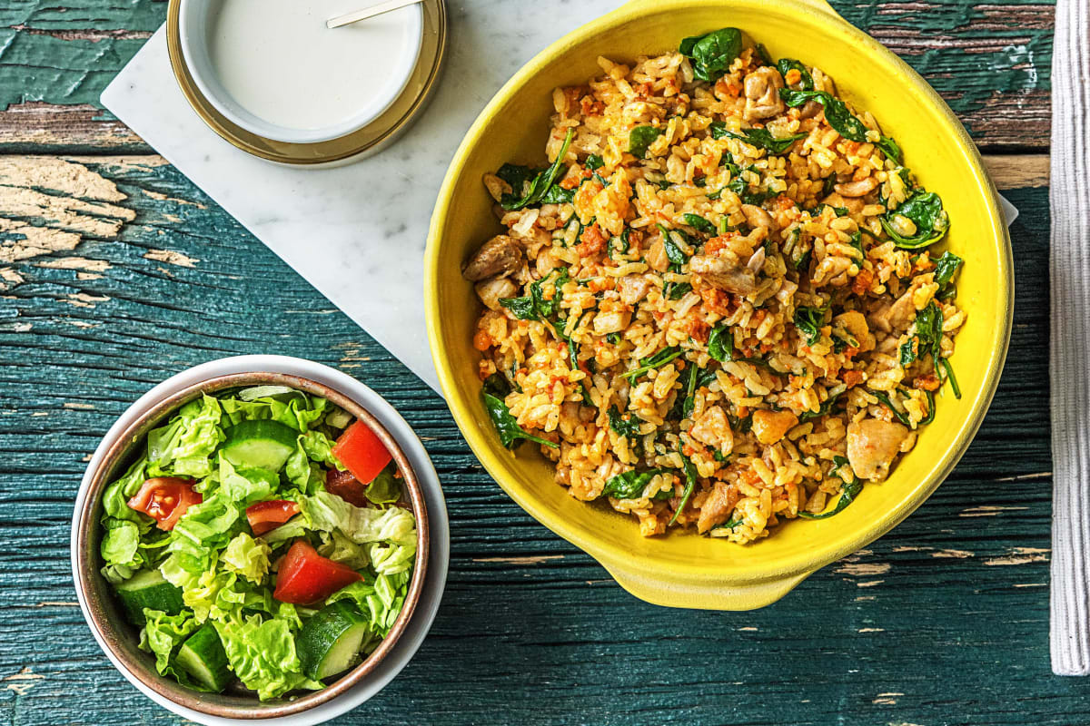 Risotto with Chicken & Chorizo Recipe HelloFresh