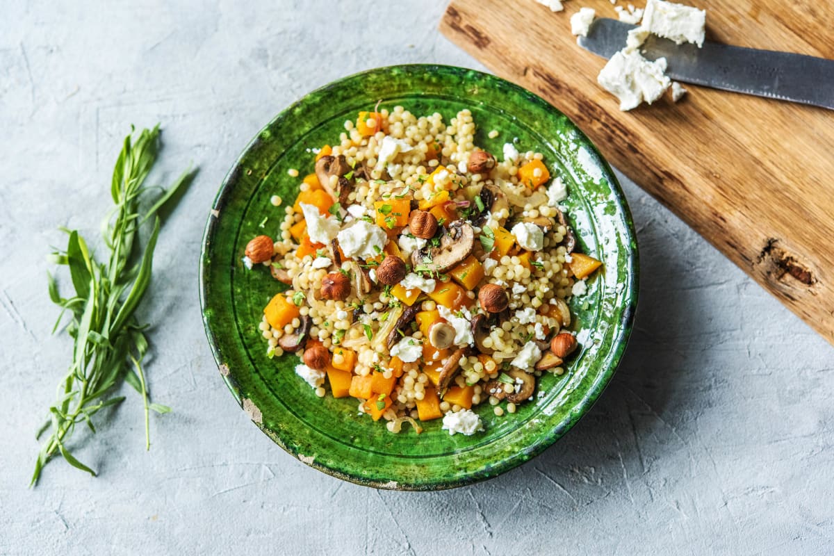 Couscous perlé à la courge et à la feta Recette HelloFresh