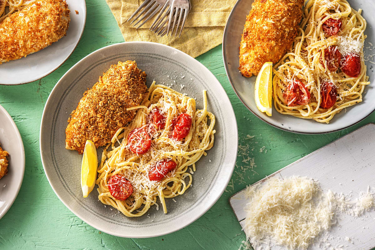Chicken Parmesan with Linguine Recipe | HelloFresh