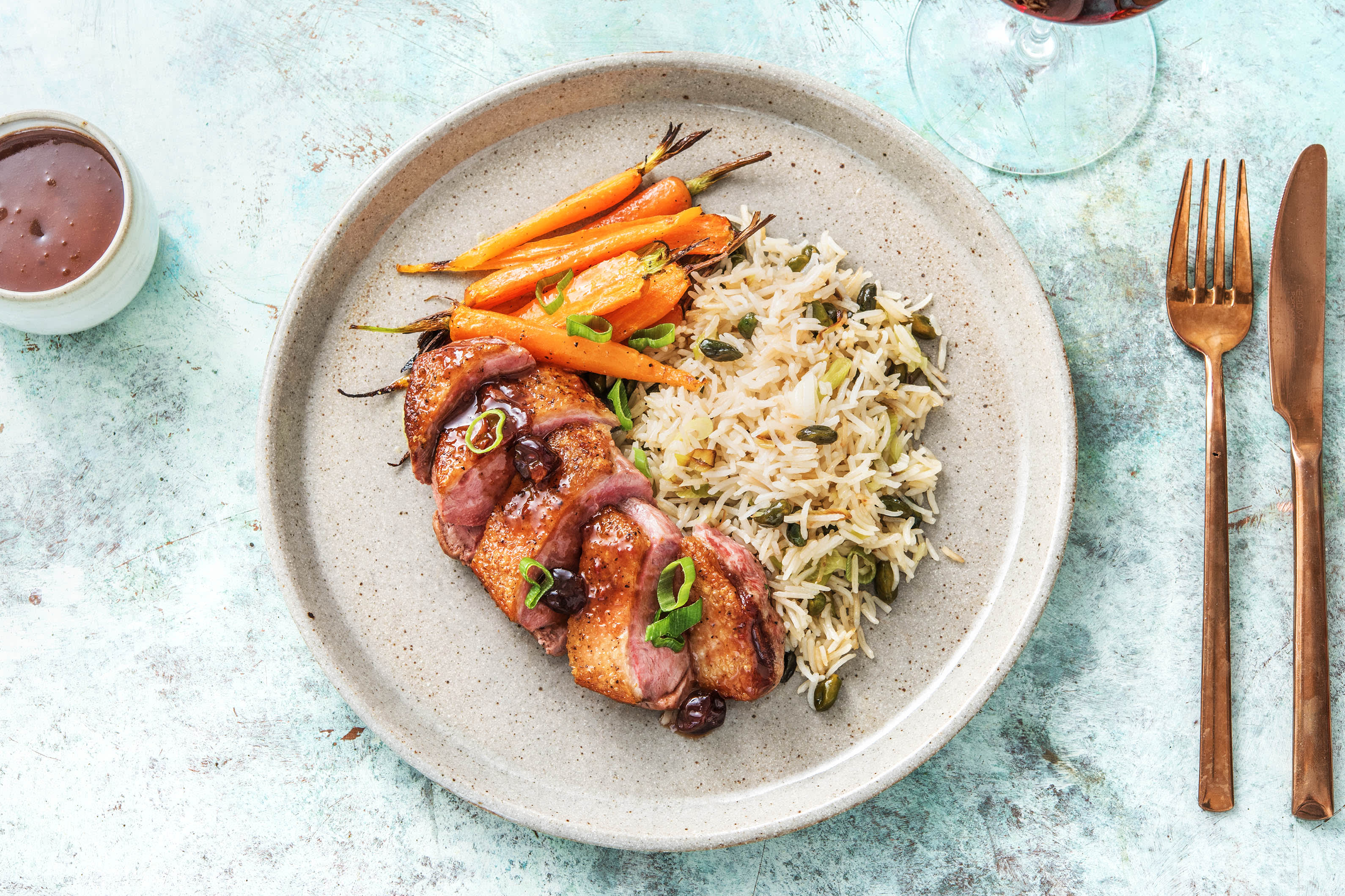 HelloFresh-holiday recipes-Cherry-Ancho-Duck-Breasts