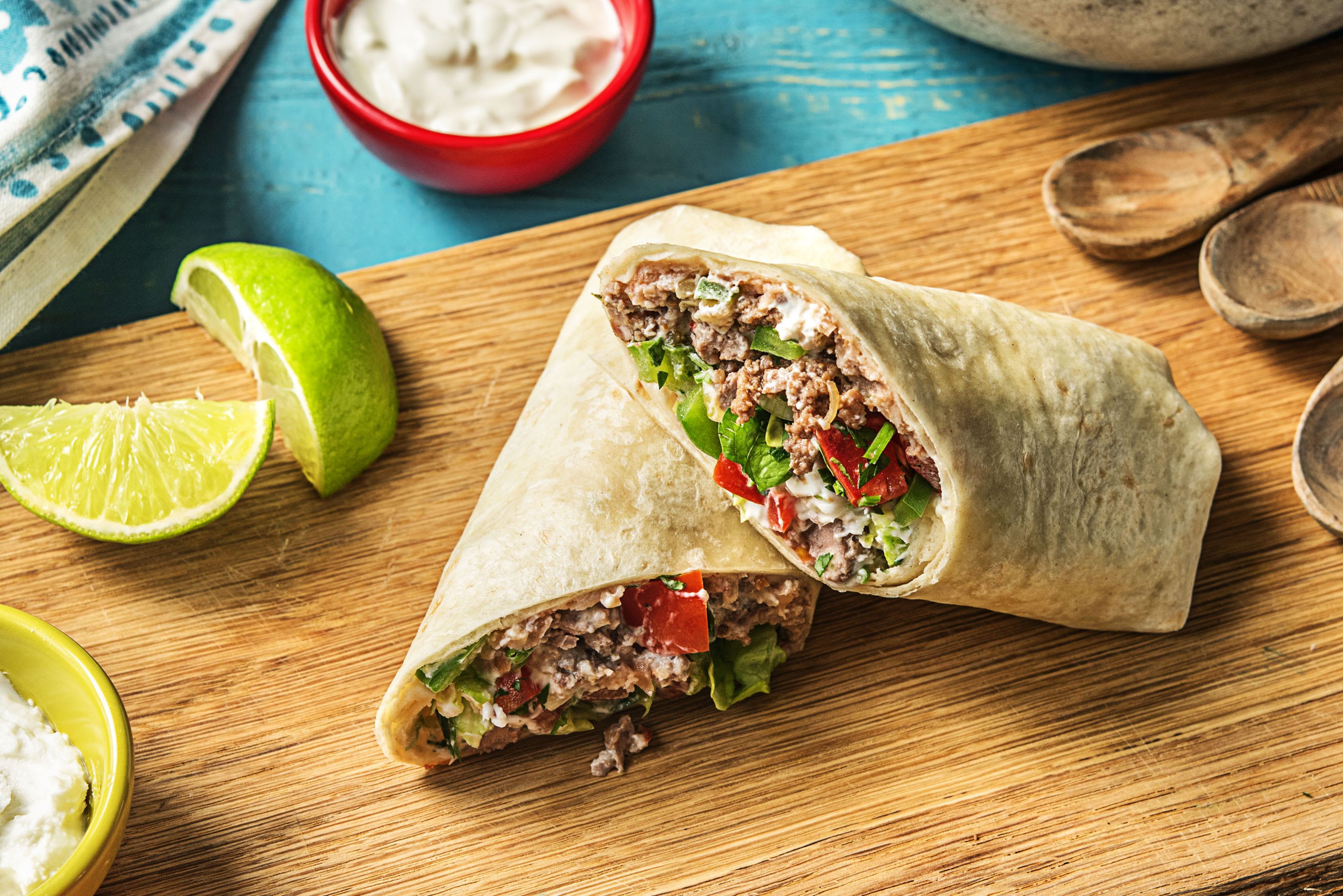 beef burrito night recipe hellofresh