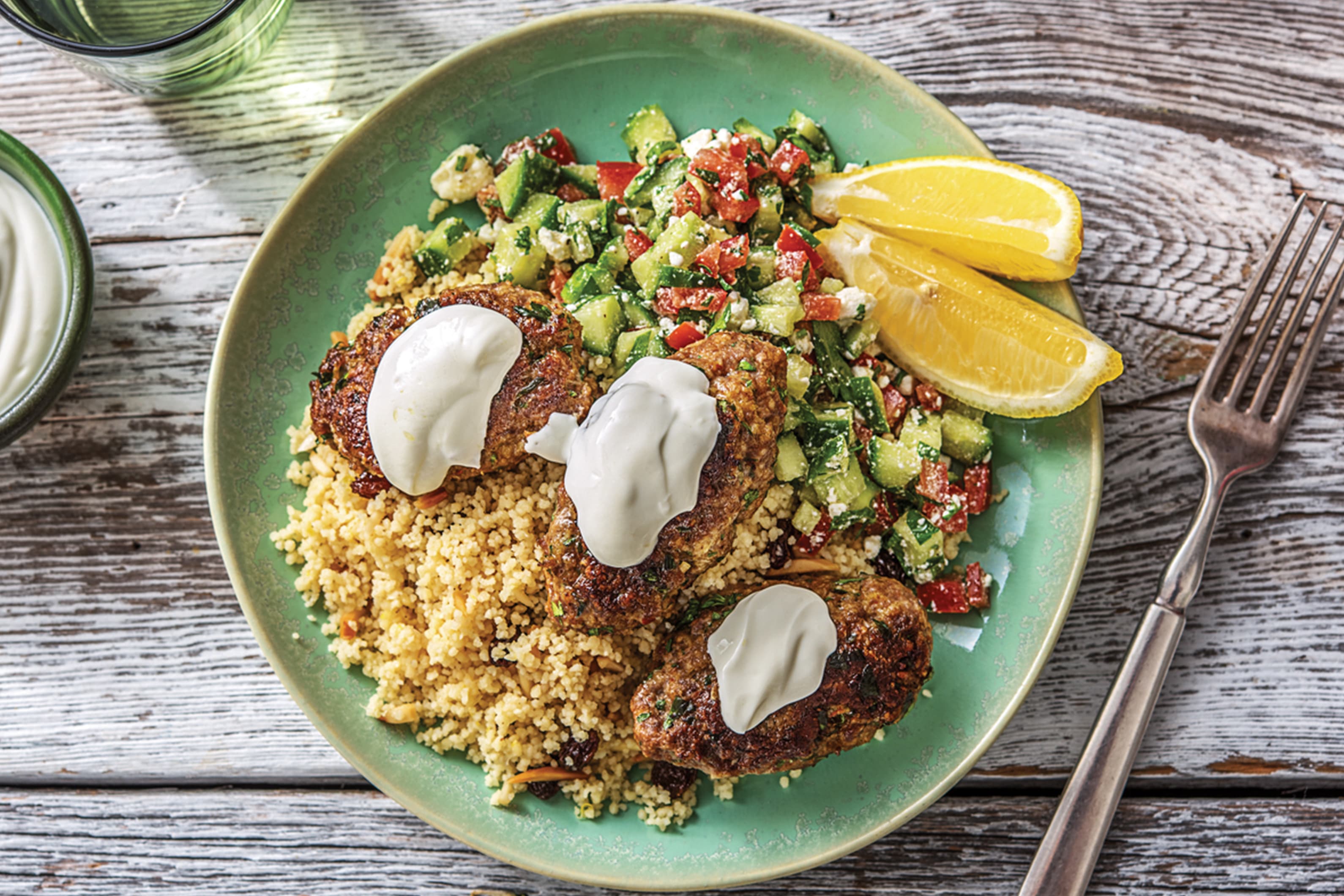 Beef Koftas & Nutty Couscous Recipe HelloFresh