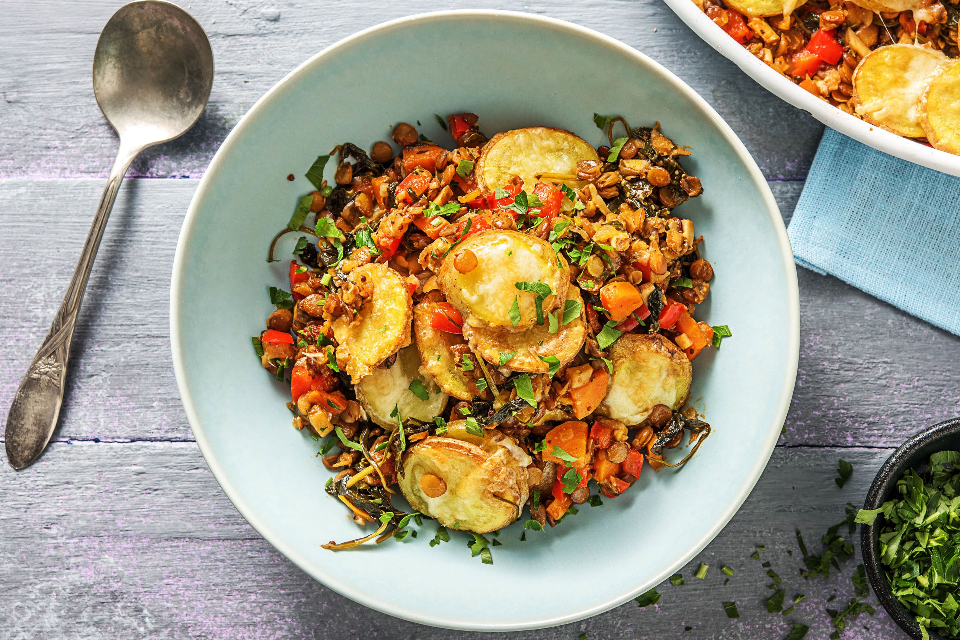 Lentil & Vegetable Hot Pot Recipe HelloFresh