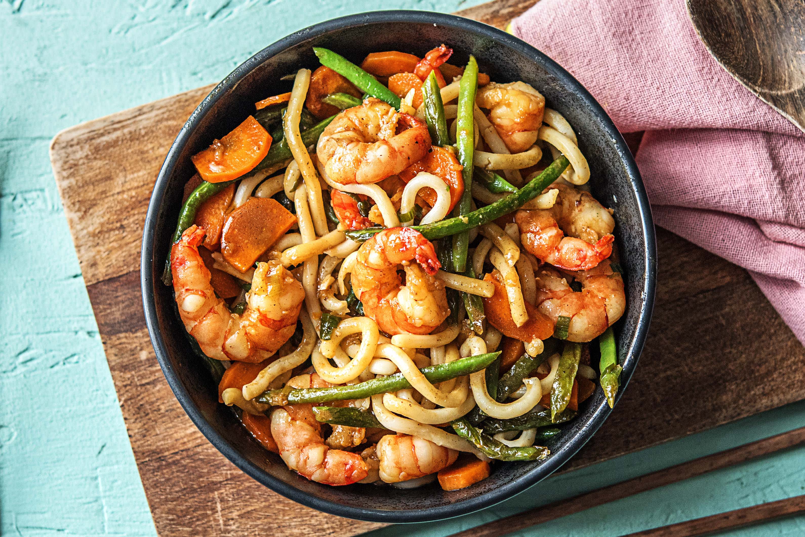 OnePan Shrimp Lo Mein Recipe HelloFresh