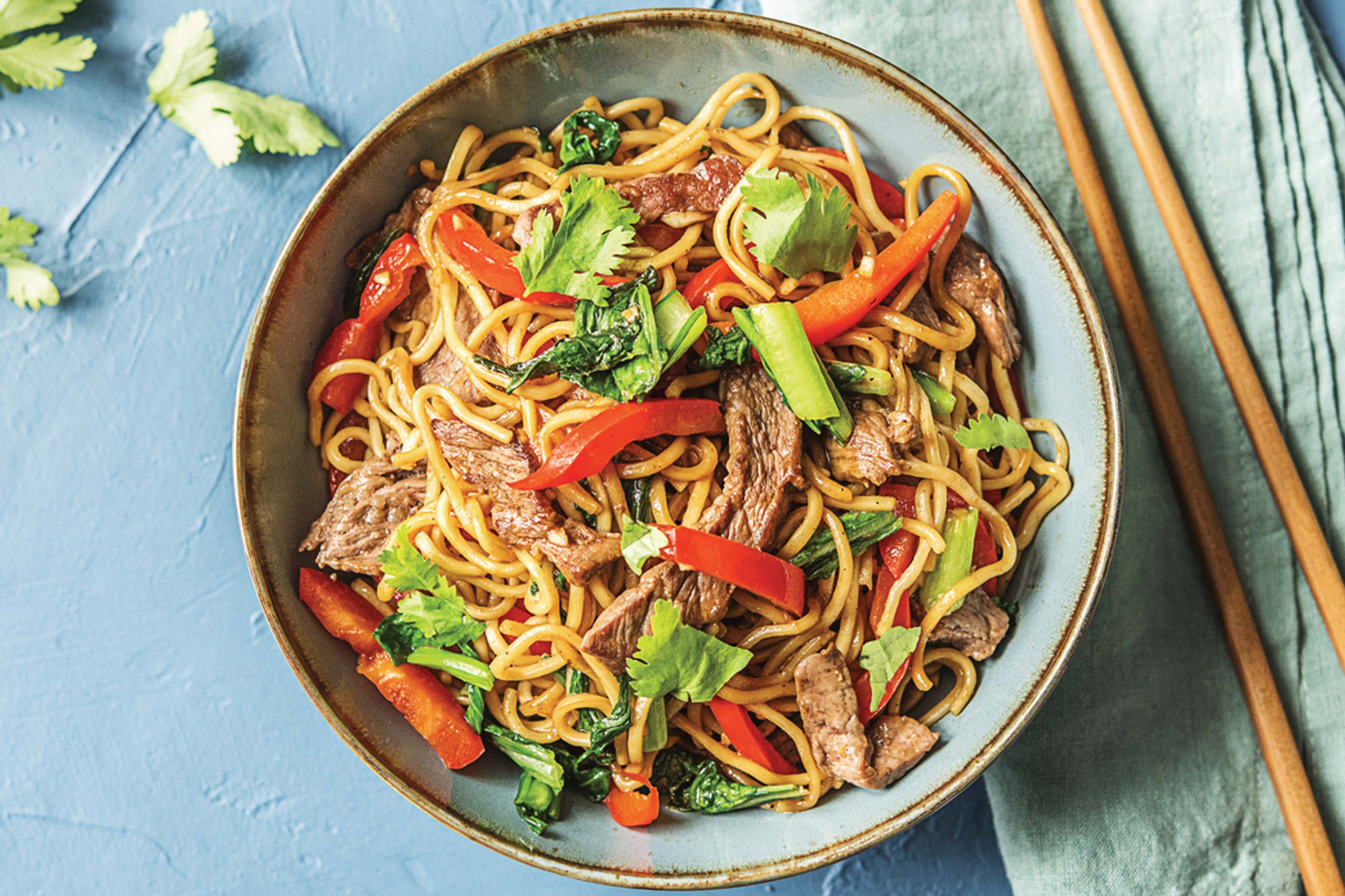 Stir-Fried Beef & Hokkien Noodles Recipe | HelloFresh