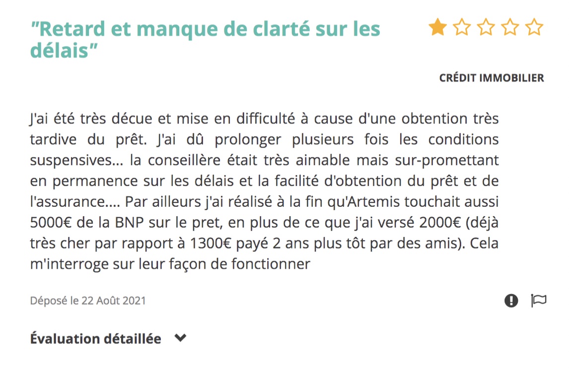 Avis sur le courtier immobilier Artémis Courtage — free download
