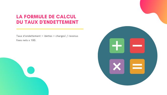 comment calculer taux endettement