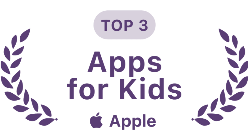 Reached #3 on the Top Apps for Kids Chart