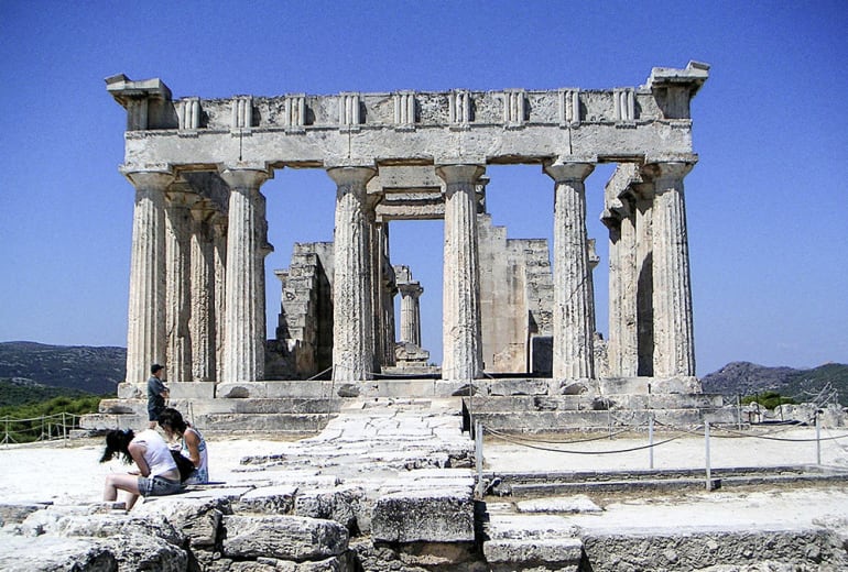Temple Aphaia on Eigina island Greece | Helm