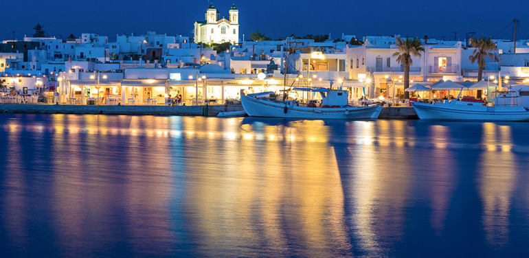 Noussa Town Cyclades Sailing Holidays | Helm