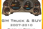 2007-2010 GM Full Size Cluster Display Repair
