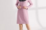 NEW PHYLLIS' Striking Hoodie Casual Dress with Chain and Eyelet Closure