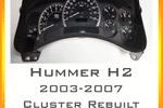 2003-2007 Hummer H2 Instrument Cluster Complete Rebuild