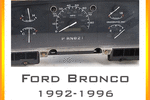 1992-1996 Ford Bronco Instrument Cluster Repair Service