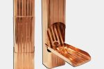 Square Corrugated Copper Downspout Cleanout
