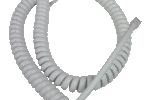 BT Big Button 200 Corded Telephone Curly Cord White