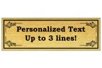 Custom Wooden Sign - Rectangular with Frame and Personalized Text