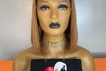 CHERIE 6 X 6 HONEY BROWN  GLUELESS WIG