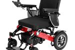 Lightweight Electric Wheelchair | 160KG Load | Powerchair RED/BLACK