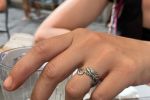 Anello SPILLA DRAGONE antica spilla
