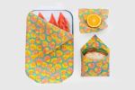 Beeswax Food Wrap - Sunrise Shell Print