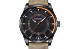 CURREN 8390 Men's Leather Straps Watch