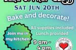 BAKE AND PREP CLASS - Saturday, JUNE 20th (WHITEHOUSE)