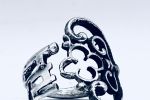 Anello Artigianale “CHIAVE CORONA ARGENTO 925” Realizzato con Antica Chiave in Argento