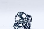 Anello Artigianale “BOCCHETTA SERRATURA GOCCIA” Realizzato con bocchetta serratura in Argento (Prima Metà del ’900)