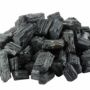 Zwarte toermalijn ruw groot A kwaliteit 500 gram