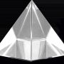 Kristallen piramide 12 cm