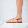 IRIS Tan Leather Sandal