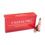 7.62x39mm 122GR FMC 20ct Non Corrosive