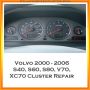 2000-2007 Volvo S40 S60 S80 XC70 & 2000-2006 V70 Cluster Rebuild