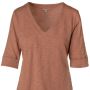 Elbow Sleeve V Neck Tee