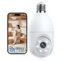 Tuya Light Bulb Camera 2MP with Full-Color Night Vision