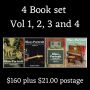 Four book set - Blues Portrait Volumes 1, 2, 3 and 4