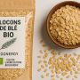Flocons de blé bio en 2 sachets de 1 Kg