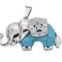Turkoois Olifant Edelsteen Hanger